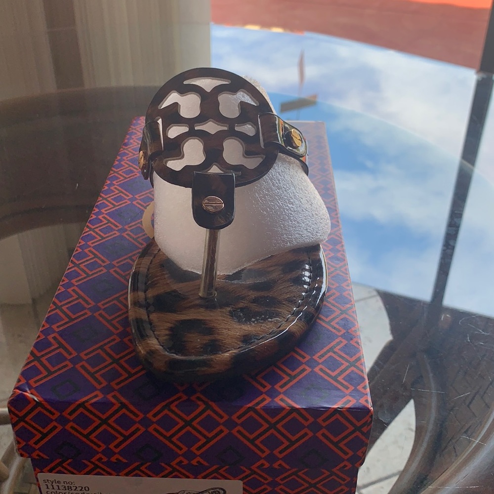 Tory Burch animal print Miller Sandals